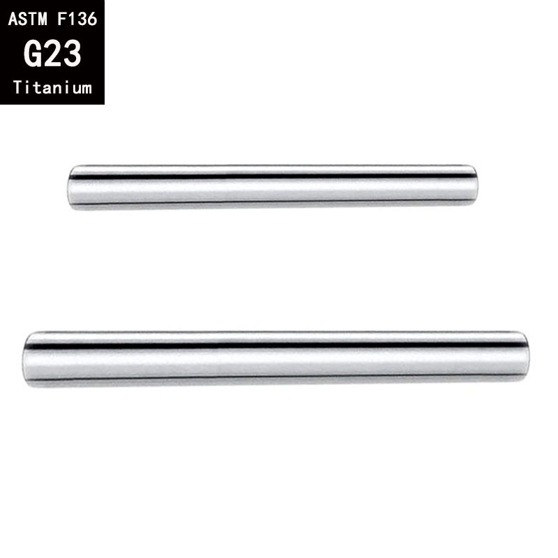 G23 Titanium Internal Thread Straight Rod Tongue Nail Earrings F136 Titanium Alloy Ear Bridge Basic Rod Body Piercing Jewelry Accessories detail image 8
