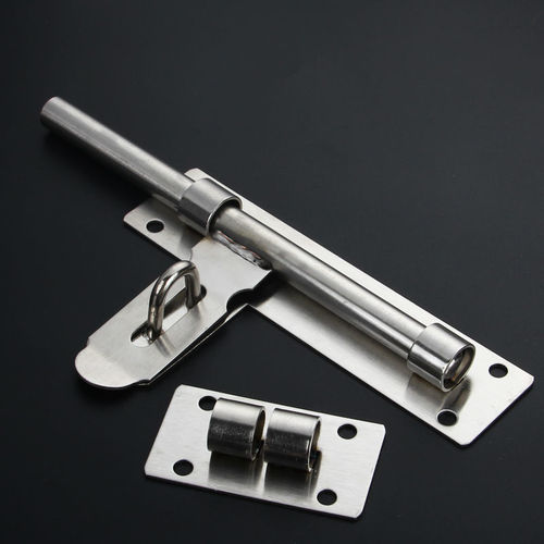 Anti-theft door latch lock hook large iron door bolt stainless steel door hook wooden door latch large thick small dormitory door bolt 