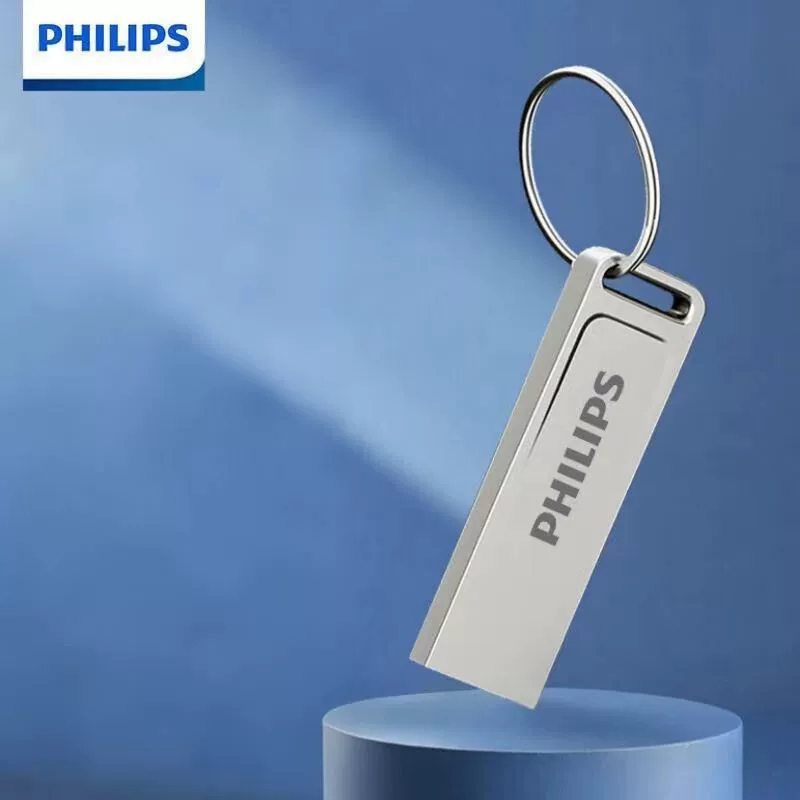 飞利浦 Philips, емкий металлический USB-флеш-накопитель, высокоскоростное хранилище, 128 ГБ