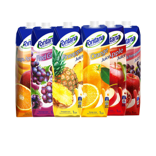 Tropical Fruit Juice, Original Imported 1L Bottle, Fantale, Beverage for Commercial Use in Restaurants, Bars, and Cafes