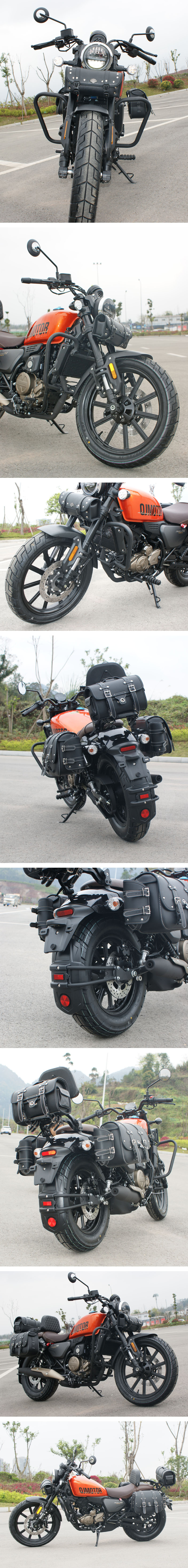 Suitable for Qianjiang flash 250 front bumper bumper anti-drop bar flash 150 rear high backrest rear armrest quick release side bag