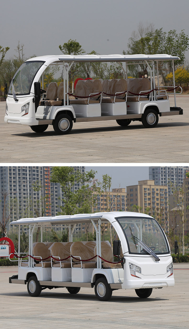 Four-wheel electric sightseeing vehicle for scenic areas, tourist hotels, ferry services, reception, real estate sales offices, home viewings, hospitals, and schools