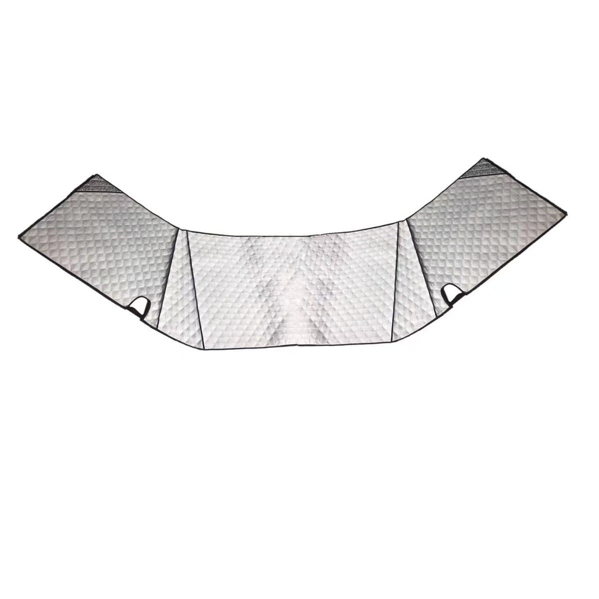 Rv Sunshade Aluminum Film Sun Protection and Heat Insulation Roof Cover for Outdoor Camping, Universal Rainproof and Dustproof Car Cover, Rv Front Shield