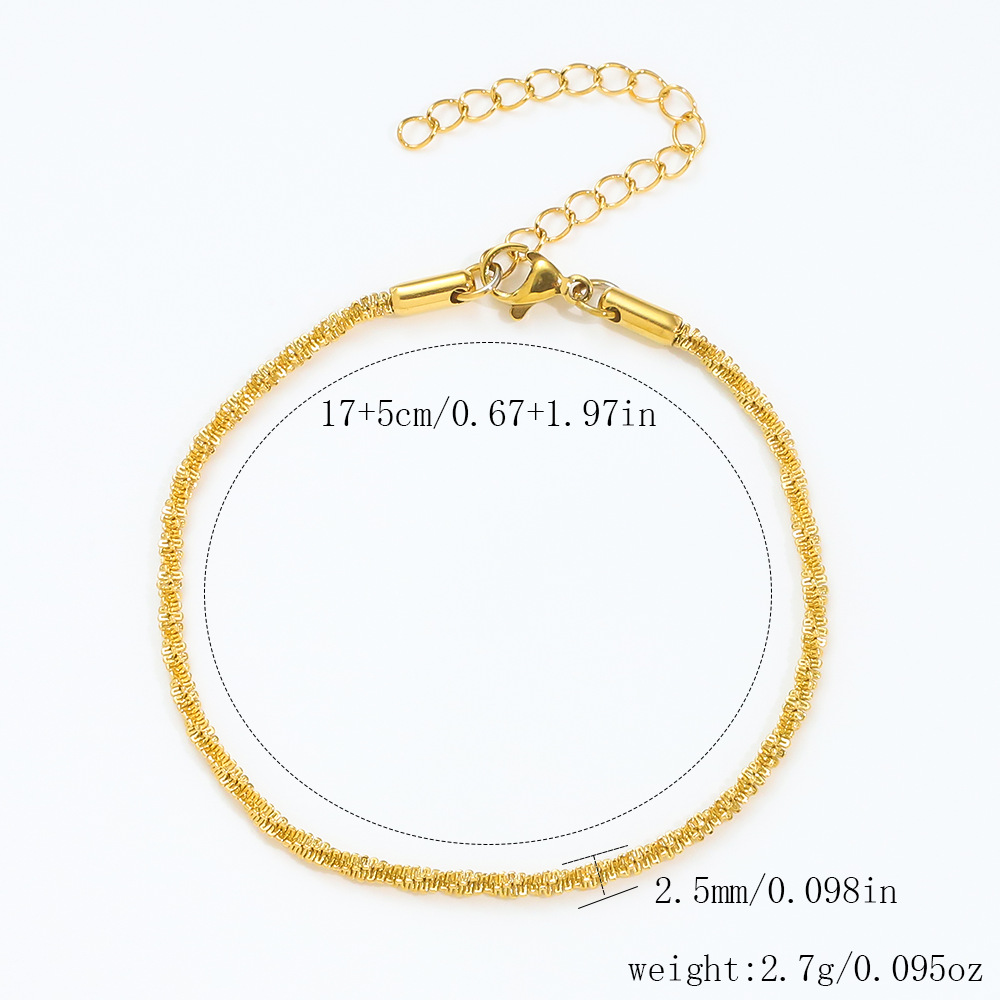 골드 [2.5 콜리플라워 체인] 17+5cm