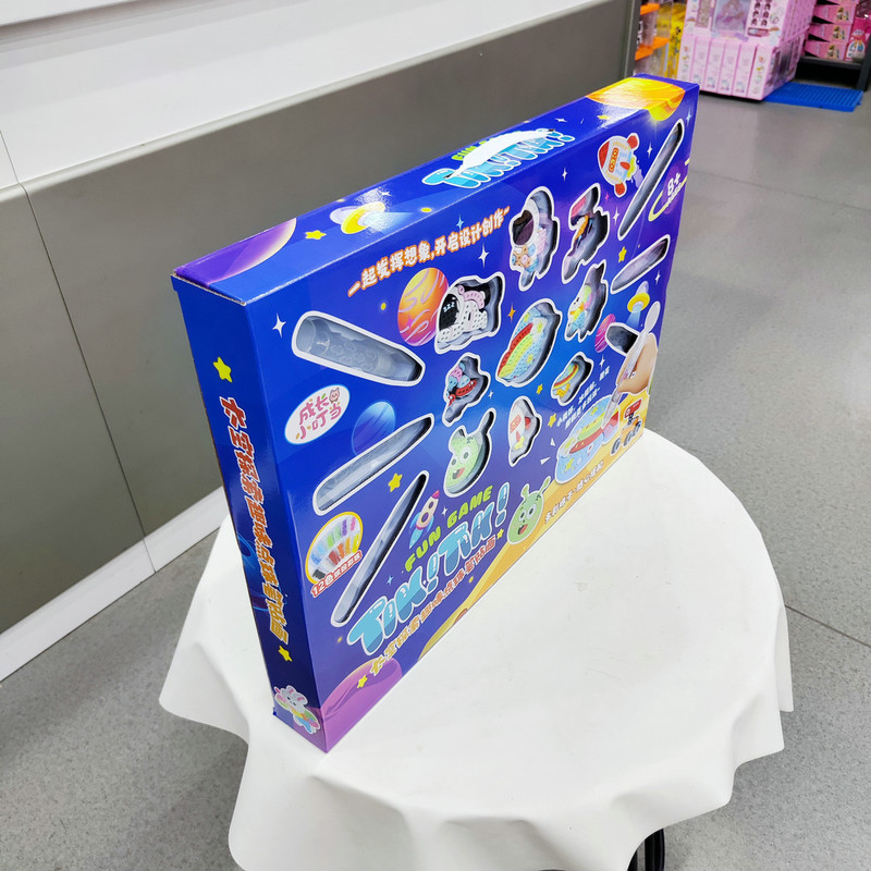 太空探索点珠笔贴画060-4文具女孩益智手工艺品摆摊儿童玩具批发|undefined