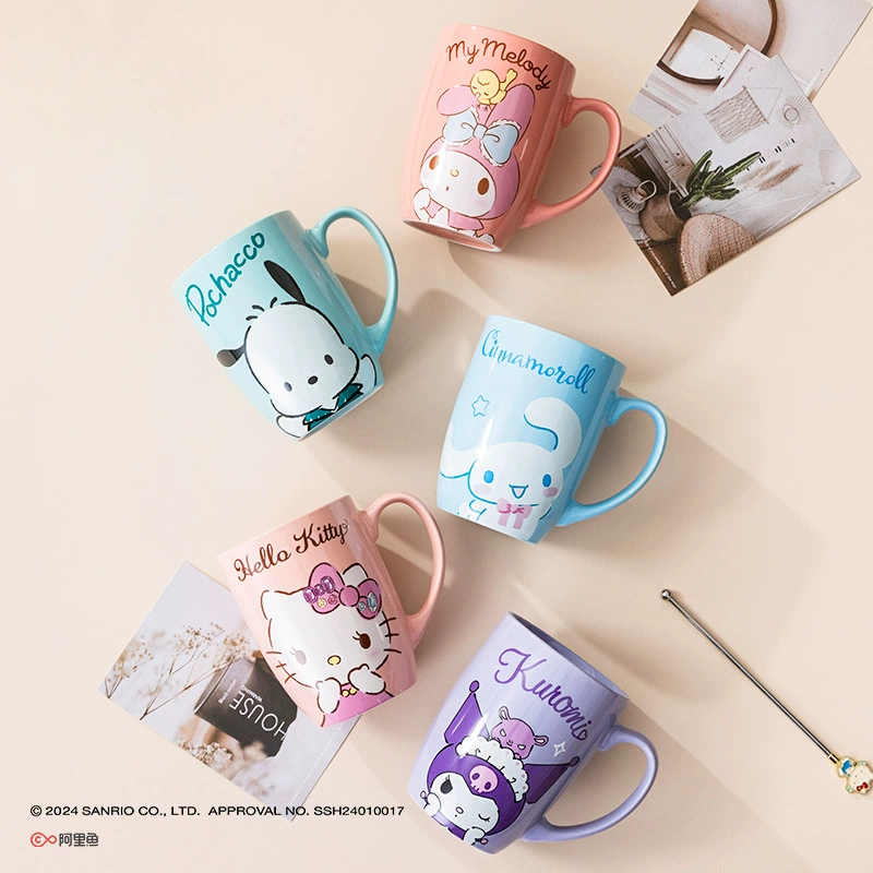 三丽鸥 Ceramic capacious high quality tea cup for beloved, wholesale