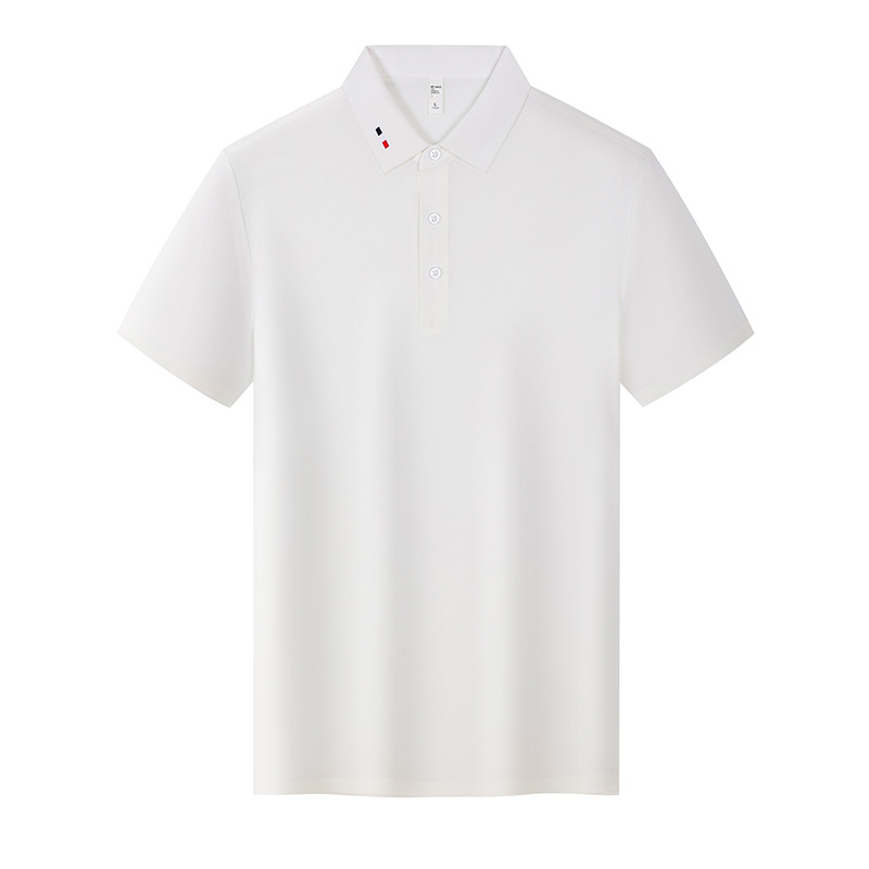 Camiseta de solapa de manga corta de golf que no deja marcas Camiseta de polo para hombre de lujo ligero de alta gama Camiseta de polo de secado rápido deportiva personalizada