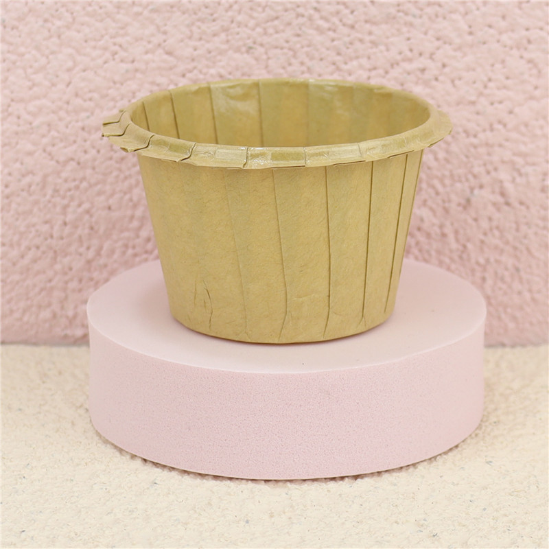 Venta al por mayor Tulip Pink Gradient periódico muffin cake taza de papel resistente a altas temperaturas a prueba de aceite recubierto de encaje muffin titular de papel