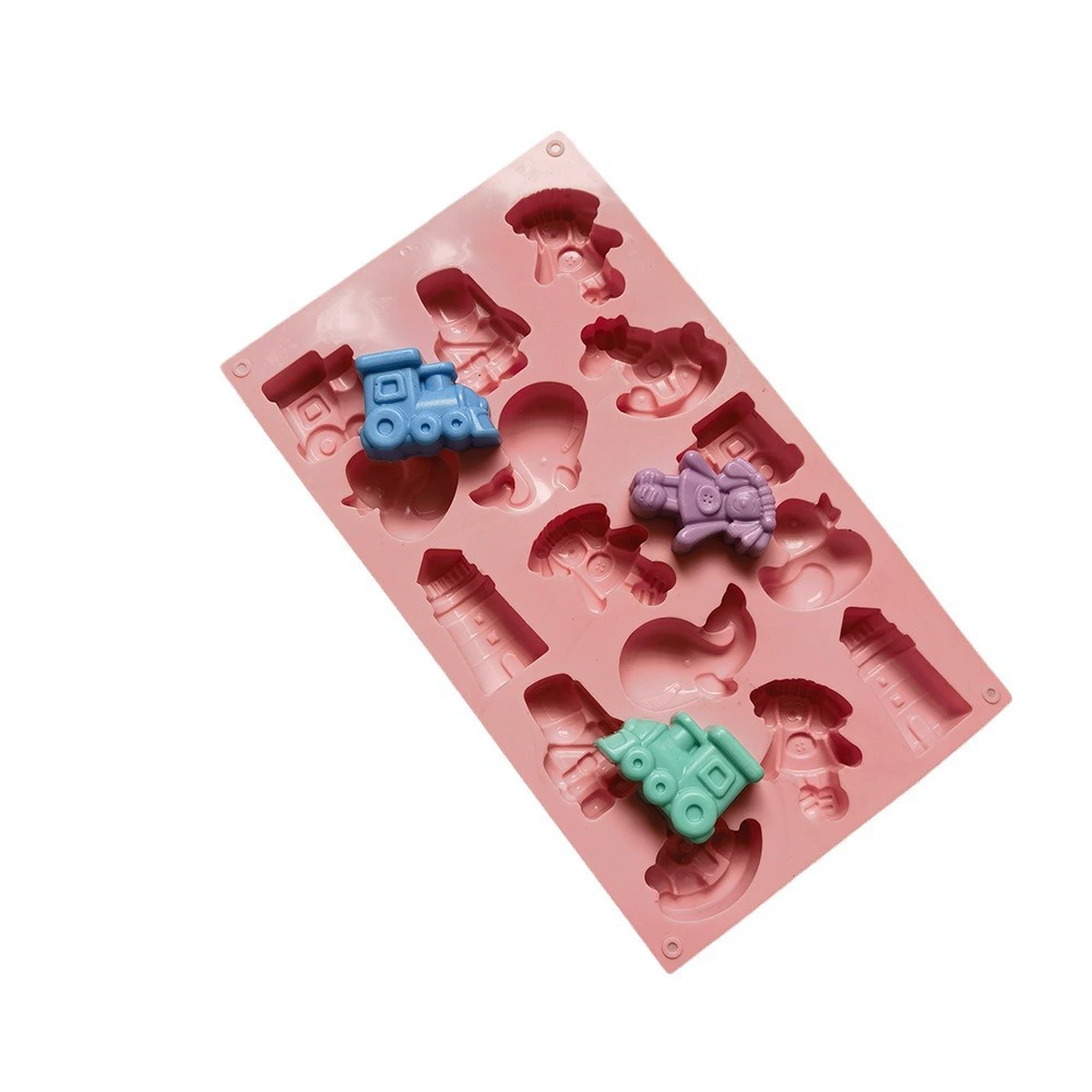 15 Lian Girl Trojan 383 Chocolate Cake Silicone Silicon Mold Jelly Egg Tart Bread Bread Baking Tool