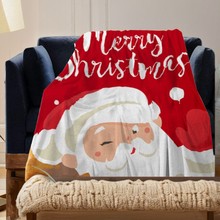 亚马逊法兰绒毛毯印花双面绒小毯子空调午睡沙发盖毯跨境源头工厂