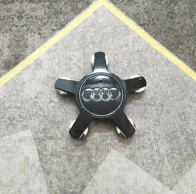 Hub cover cap A4L/A3/Q3/Q5L/A6/Q2L/Q5/A5/A6L five-prong - audi-a4l-2-audi-five-prong-convex-black-one