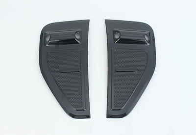 cover, protective trim, and interior trim — Lamp eyebrow - leaf-panel-baked-black