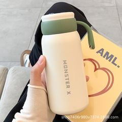 簡約保溫杯女士高顏值ins風便攜小巧不鏽鋼水杯高檔精緻學生杯子