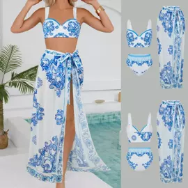 比基尼;连体泳衣;三件套泳装