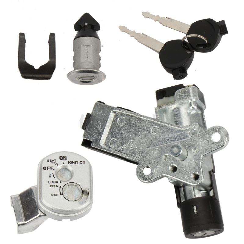 适用五田 小公主WH100喜悦摩托车WH100T-F/H/G套锁电门锁全车锁