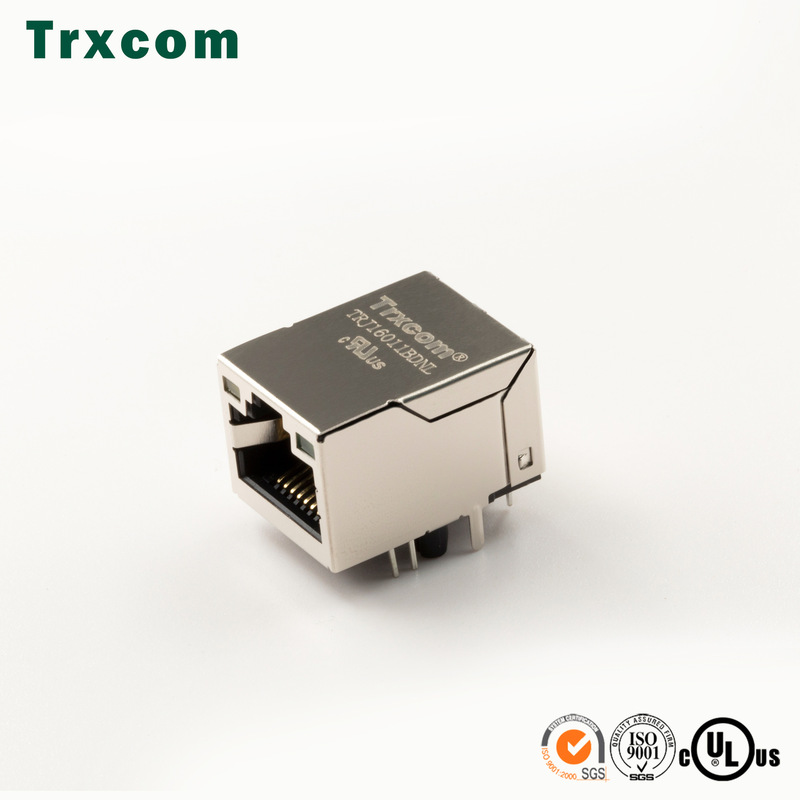 Rj45 Transformer Integrated Network Port Ethernet Port Trj16611Aenl Original Network Connector Female Socket