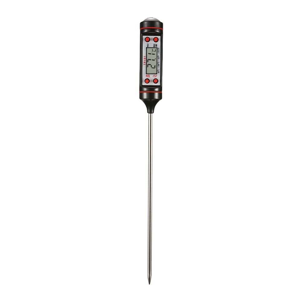Electronic handheld thermometer, temperature measurement