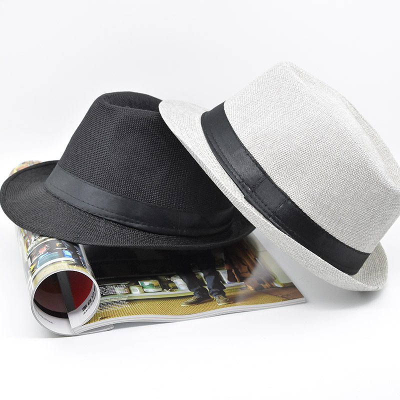 Unisex Modern Style Classic Style Geometric Curved Eaves Sun Hat Fedora Hat display picture 23