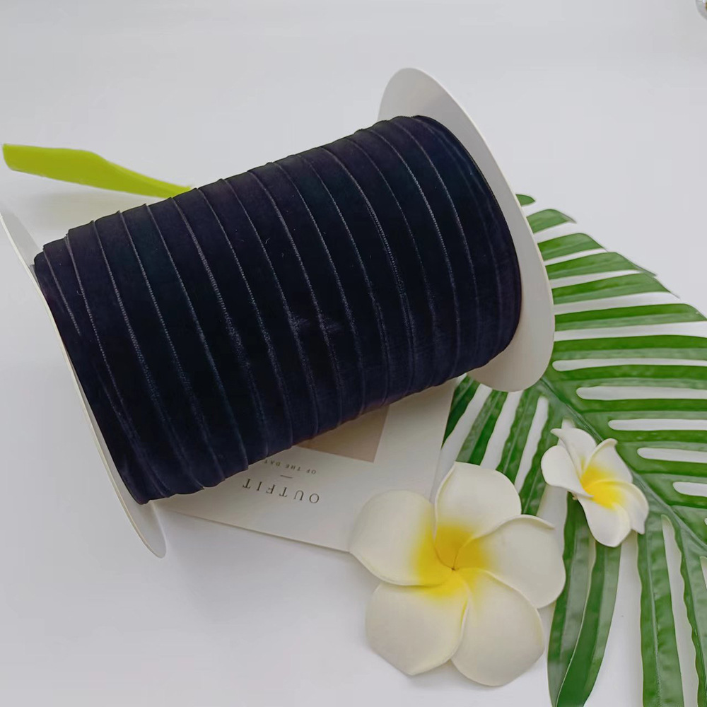 3.8 / 4cm cinta de terciopelo de doble cara empaque caja de regalo joyería pastel de flores cinta de arco