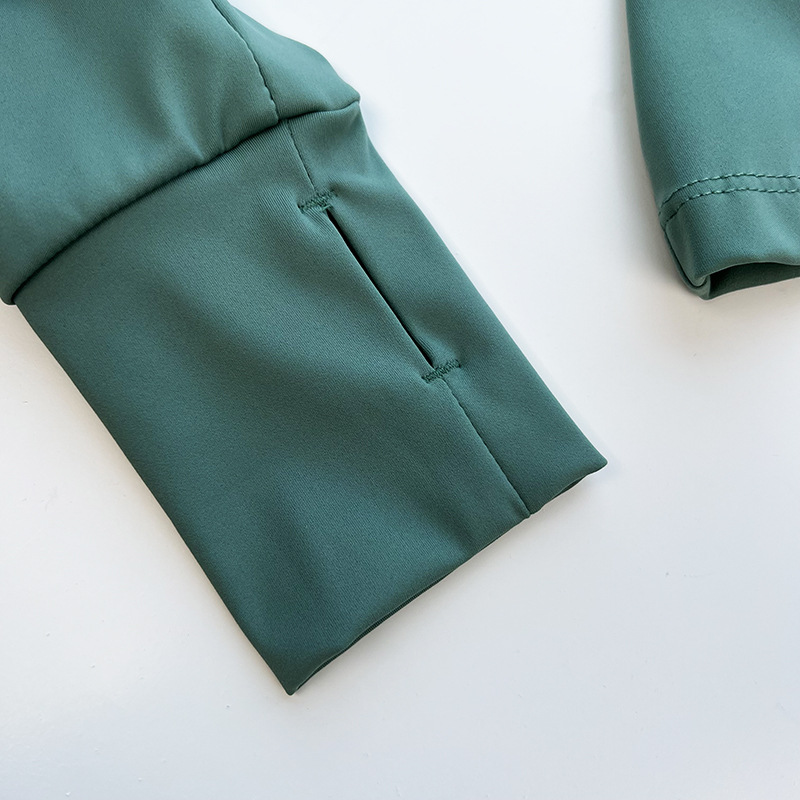 455g Weight Long Sleeve Sleeve Length Nylon, Cotton Blend Fabric Type Regular Top Length Skinny Pants, Sweatpants Pants Type Coat Tops Type Fitness, Yoga Occasion Round Neck Neckline Solid Color Pattern Simple Style, Sport Style Style Simple Style Sport Style Solid Color Nylon Cotton Blend Round Neck Tracksuit Coat Skinny Pants Sweatpants 16