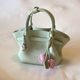 Nanfeng Chio2nd Tulip Early Summer Tote Bag Women's Summer Mint Green Exquisite Hand Shoulder Crossbody Bag