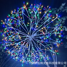 新款满天星发光七彩吊垂式树灯阳台花园装饰造景布置氛围小吊灯