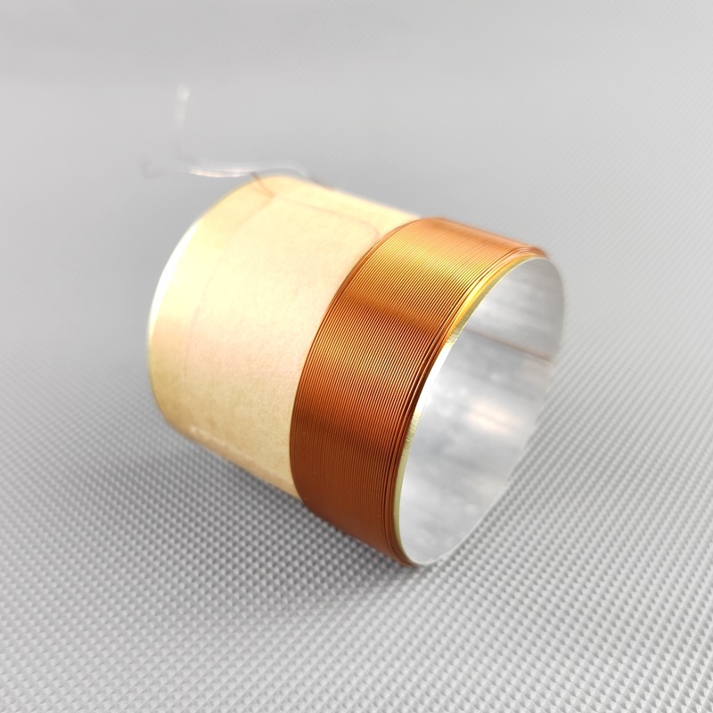 50.5 Core Four-Layer White Aluminum Bass Voice Coil 8 Ohm 50.5mm Bass Speaker Coil Asv Four-Layer Round Wire