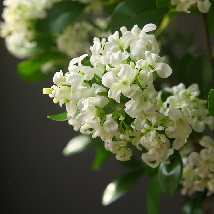 Flor lila de alta calidad flor artificial Qilixiang Manshan fragancia flor falsa sala de estar mesa decoración flor seda accesorios de fotografía