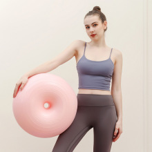 新款普拉提甜甜圈瑜伽球加厚防爆运动健身平衡半球产后恢复苹果球