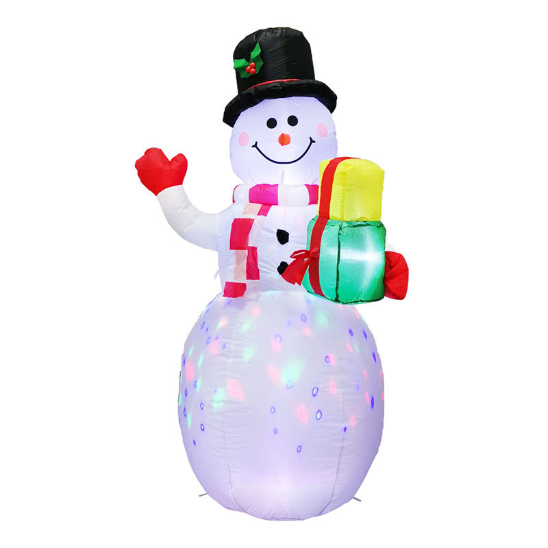 圣诞万圣节充气气模配件专用灯 旋转炫彩灯白光扣灯火焰灯下雪灯