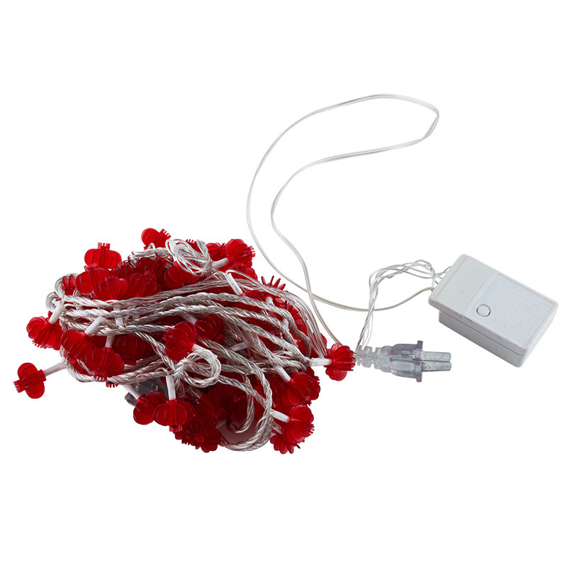 Festival de Primavera decoración lámparas de color flash Año Nuevo festivo linterna roja colgante cadena de lámparas decorativa LED cadena de lámparas de nodo chino