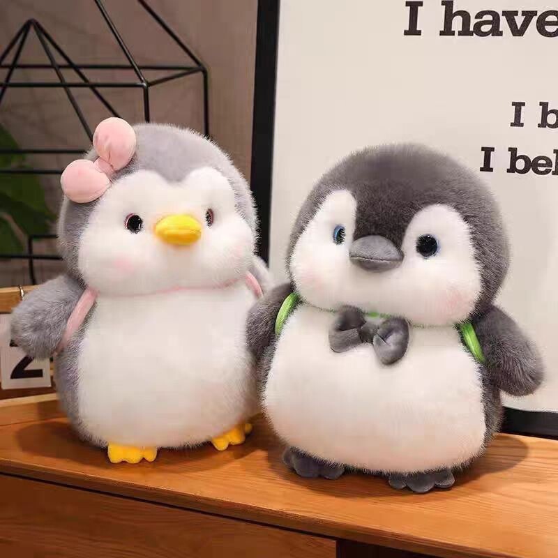Truant Penguin Plush Toy Couple Penguin Doll Stuffed Toy Girl Birthday Gift Bed Pillow