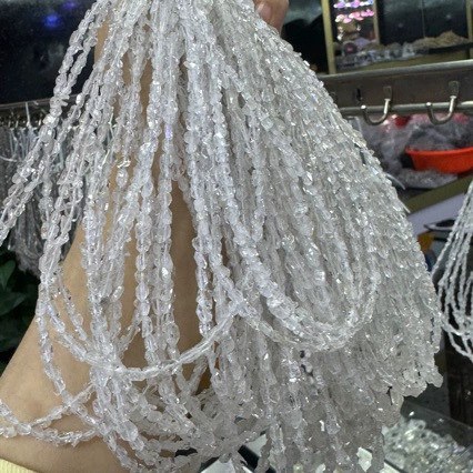 Ожерелье из сверкающий камень летом новый зыбучий песок сверкающий хелькимон белый кристалл с двойным заостренным костяком каменное ожерелье