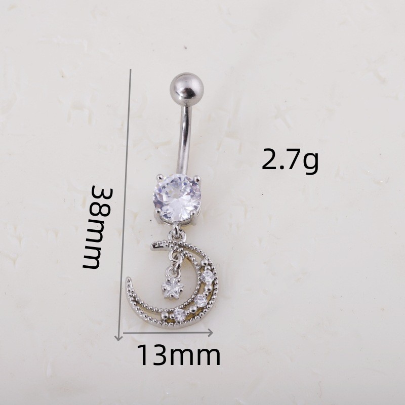Labret piercing jewelry detail image