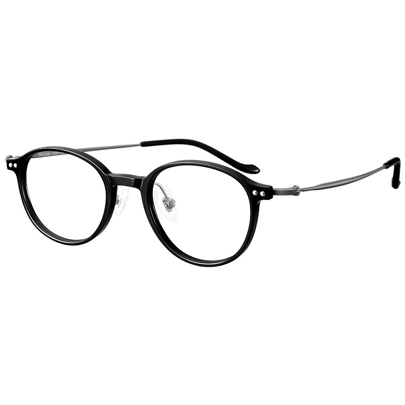 Price Glasses, High Prescription Glasses, Small Frame, Ultra-Light and Thin, Can Be Customized with Myopia Lenses, Suitable for Small Faces, Black Frame Ph900