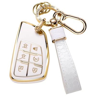 Car key bag – Gold Edge Key Cover Pendant
