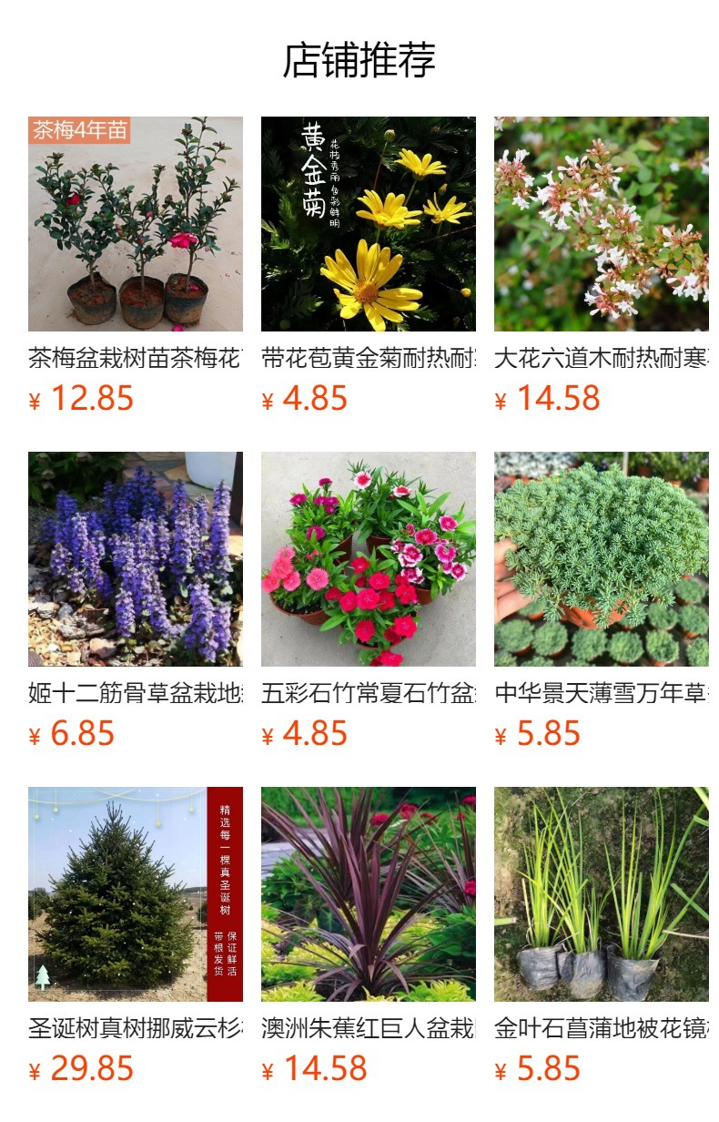 预览状态下无法点击,发布后,可点击跳转到对应的商品页面