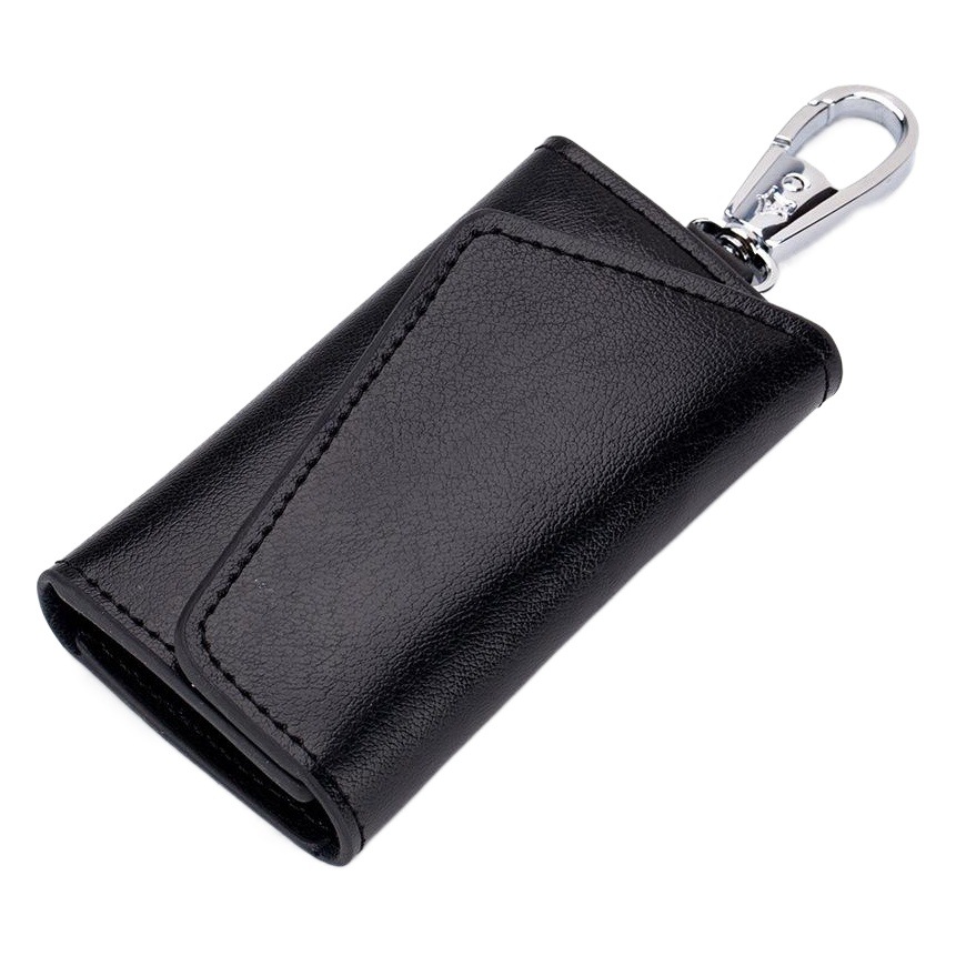 Fashionable Simple Multifunctional Car Key Bag Men's Genuine Leather Large Capacity Cowhide Women's Key Bag New Card Bag