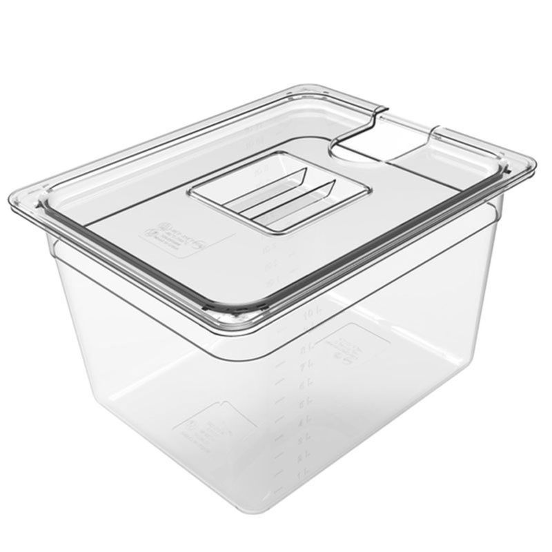低温スロークッカー専用水槽 6L/11L/25L 蓋付き オープンスープビデコンテナ|undefined