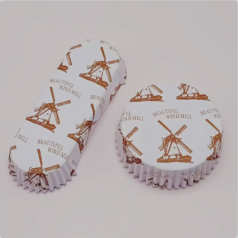 淋膜纸风车杯烘焙蛋糕纸杯耐高温防油型纸杯面包纸托3000个/箱