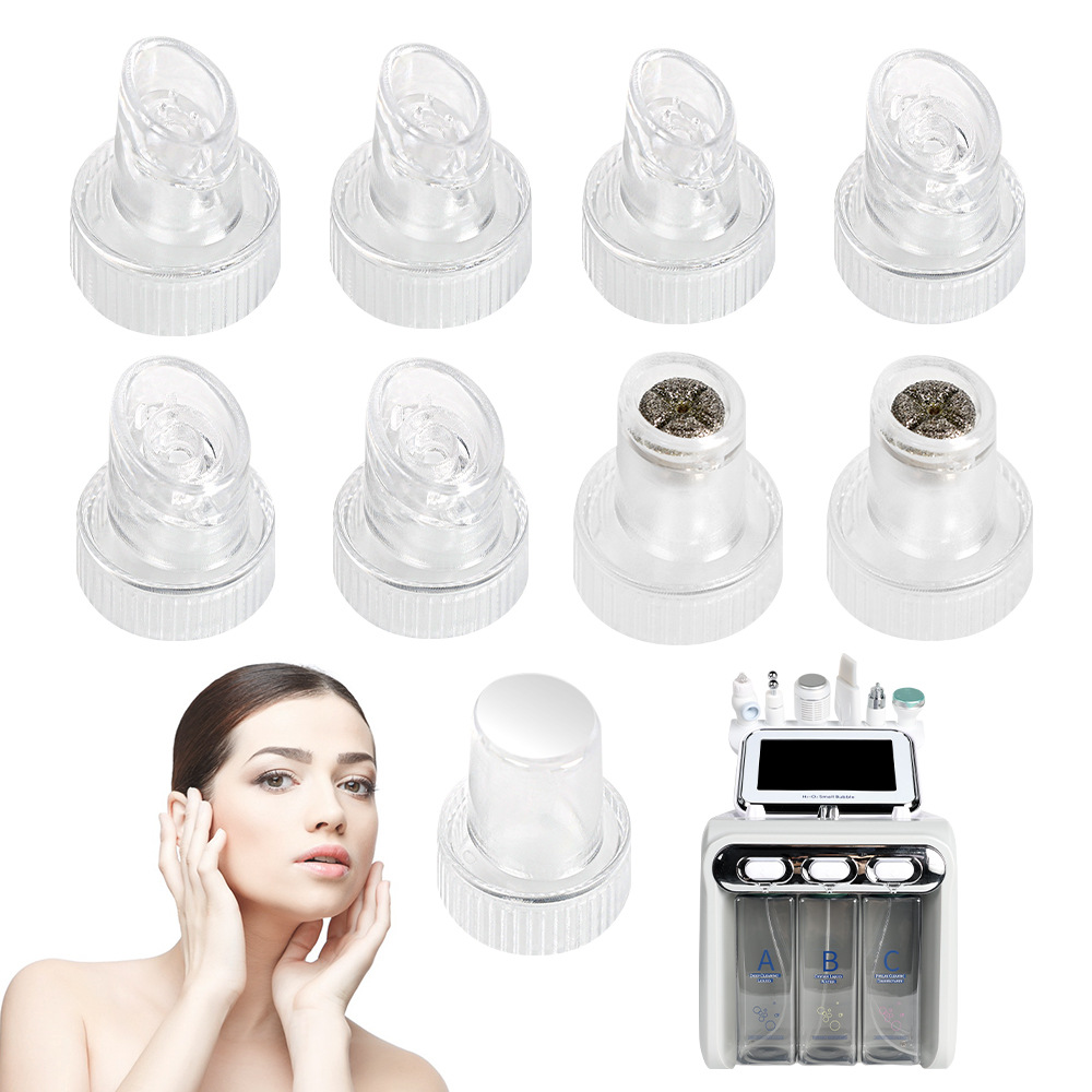 Beauty instrument hydrogen and oxygen small bubble second generation accessories replacement cleaning consumables hydrogen and oxygen suction nozzle bubble beauty instrument suction head
