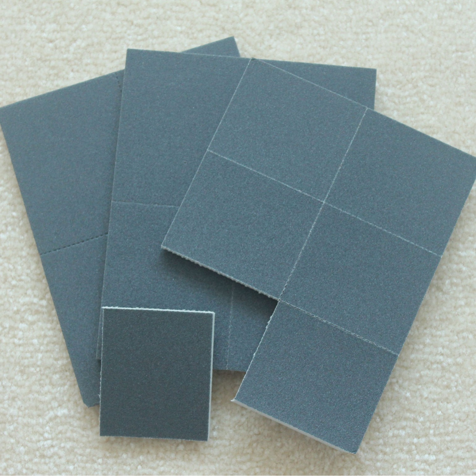 厂家直销 一分六海绵砂 塑料手机平板打磨海绵砂 黑砂海绵砂纸