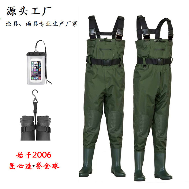 In-Stock Cross-Border Lightweight High-End Nylon Waders Fishing Suit from Source Factory, Wear-Resistant Waterproof One-Piece Suit In-Stock Cross-Border Lightweight High-End Nylon Waders Fishing Suit from Source Factory, Wear-Resistant Waterproof One-Piece Suit
