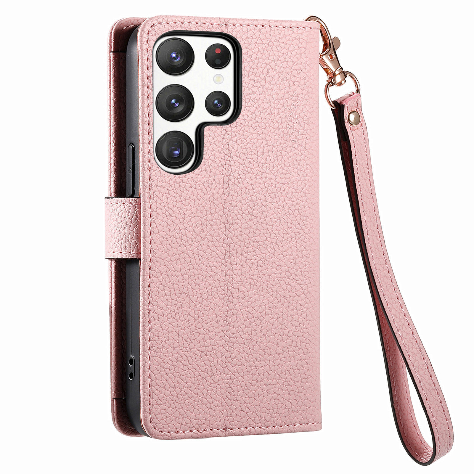 Modern Style Solid Color Pu Leather  Phone Cases display picture 4