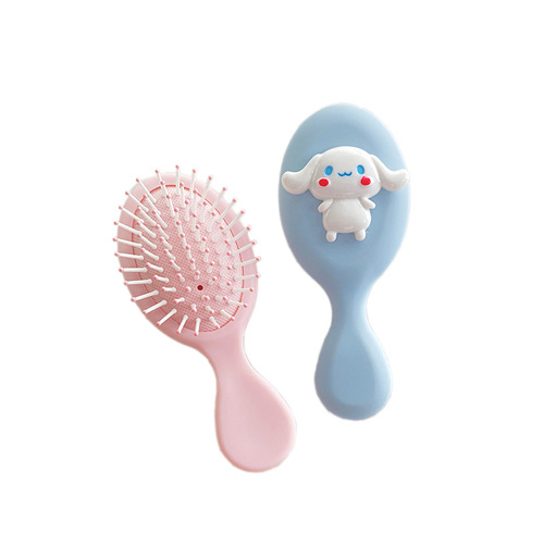Girl's Heart Mirror Comb Cartoon Comb Three-dimensional Massage Air Bag Comb Girls' Comb Anti-static Air Cushion Comb Wholesale