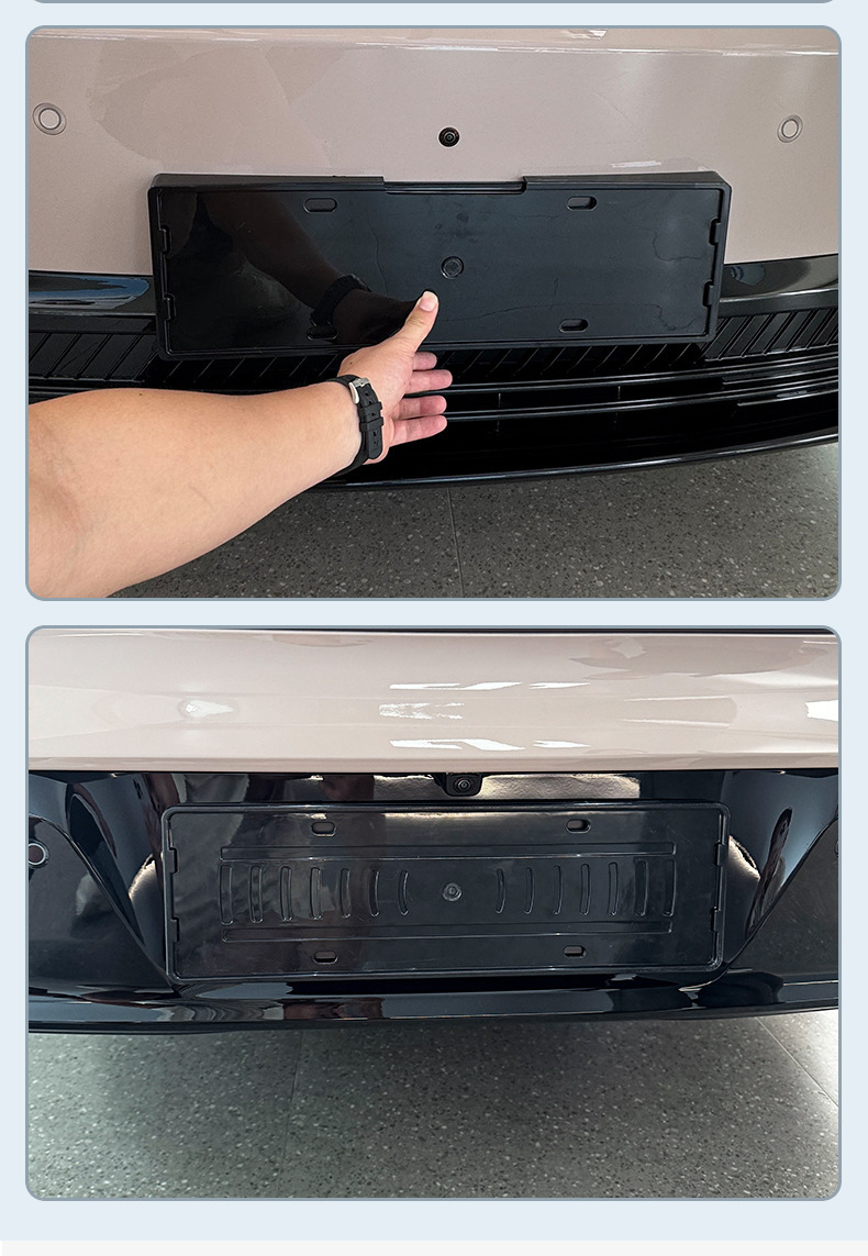 Suitable for 2025 Zero Running B01 License Plate Frame New Energy Full Edge License Plate Frame Green License Plate New Regulation License Plate Frame