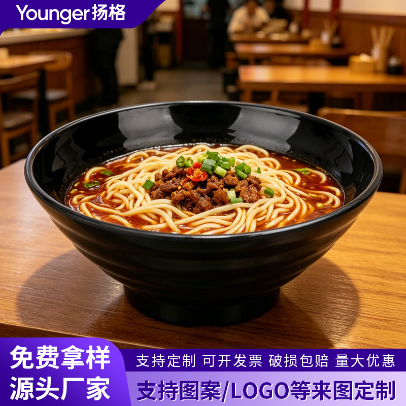 Melamine Japanese noodle bowl