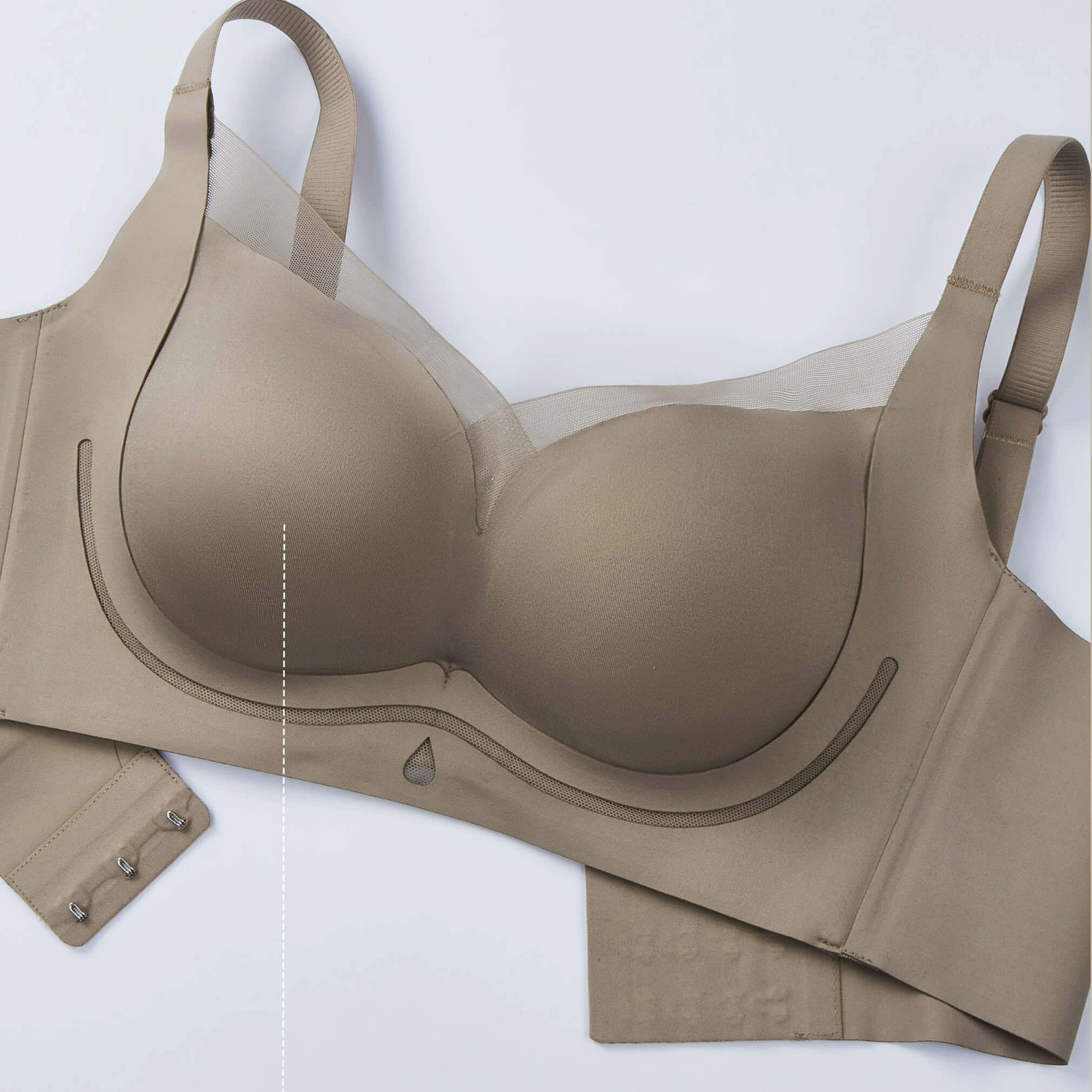 Push up bra, supporting underwear, wireless bra, bra top