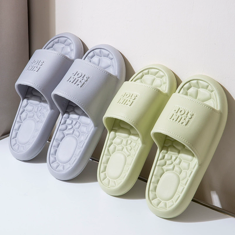 Женские летние тапочки EVA 2025, новые, на толстой подошве, домашняя обувь, нескользящие, для ванной, массажные, мужские сандалии