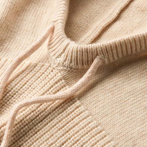 Cashmere Wool Thread Autumn and Winter Knitted Baotou Hat for Men and Women Cervical Vertebra Neck Scarf Pullover Ear Protector Thickened Warmth